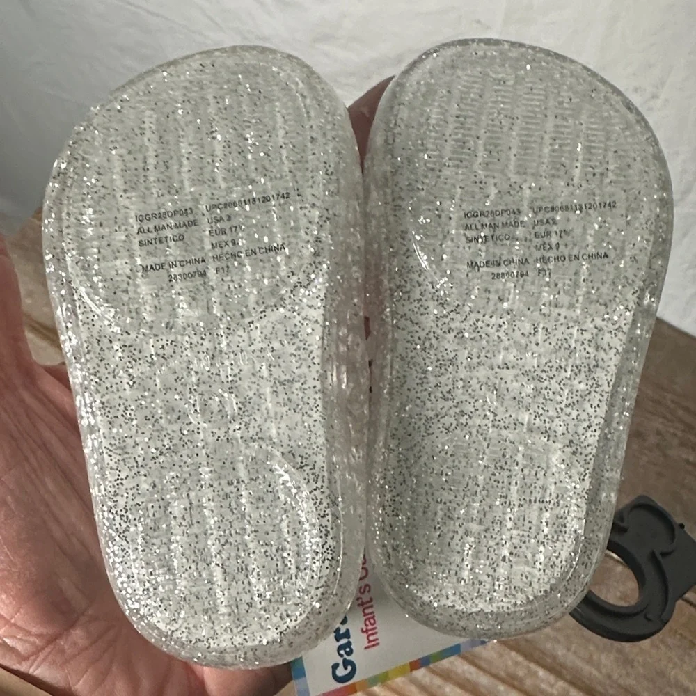 Garanimals Sparkly Silver Kids Dress Shoes